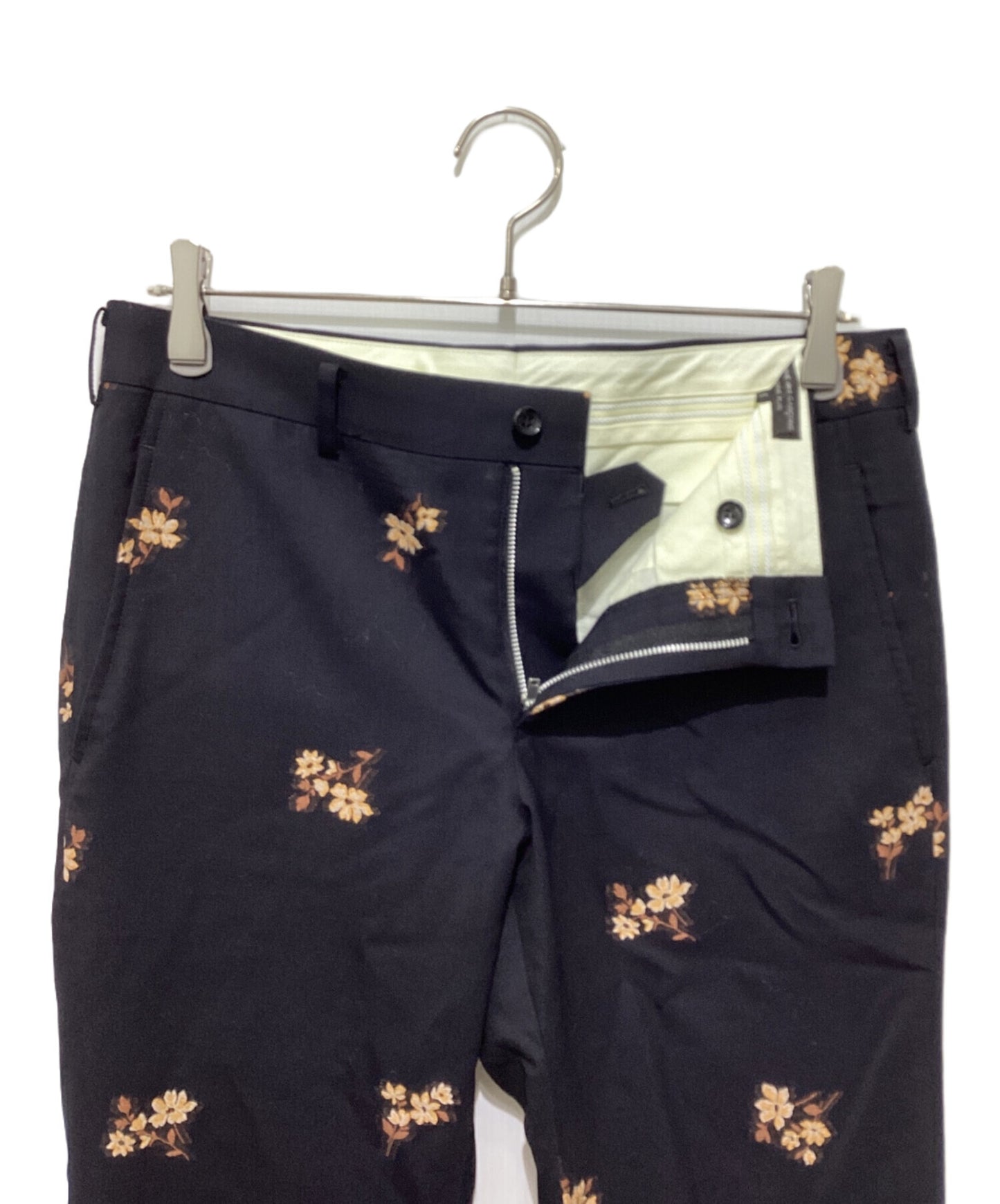 [Pre-owned] COMME des GARCONS HOMME PLUS 25SS Flower Embroidery Pants PO-P013