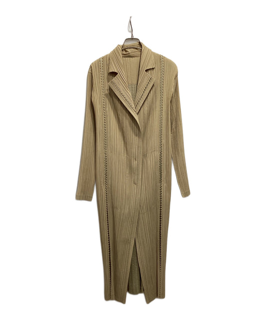 [Pre-owned] ISSEY MIYAKE FETE pleated coat IF74FA702