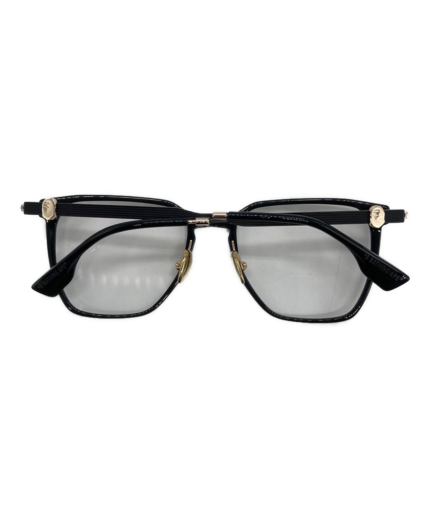 [Pre-owned] A BATHING APE fashionable eyeglasses worn for appearance's sake BA13052