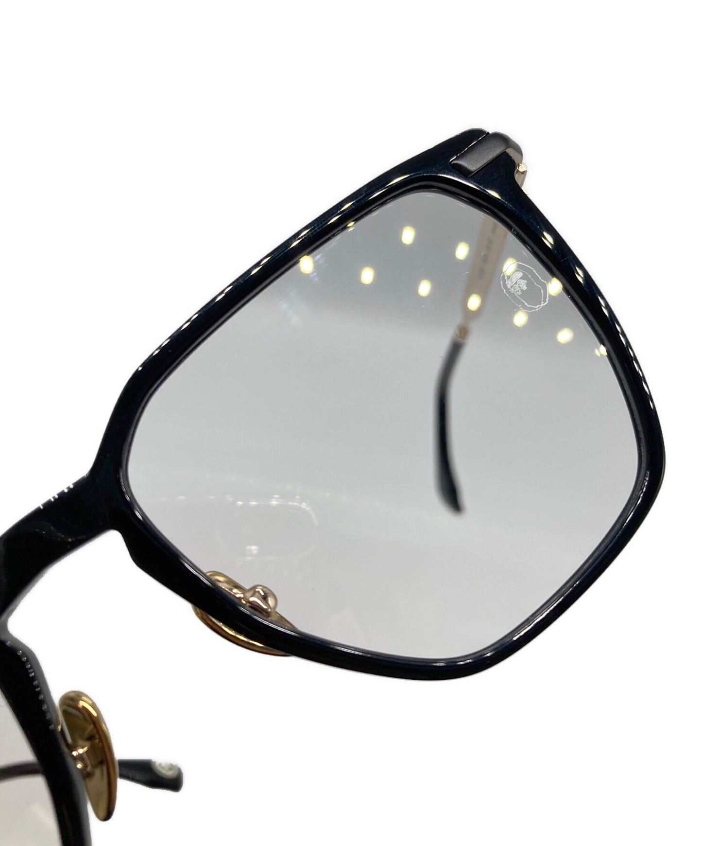 [Pre-owned] A BATHING APE fashionable eyeglasses worn for appearance's sake BA13052
