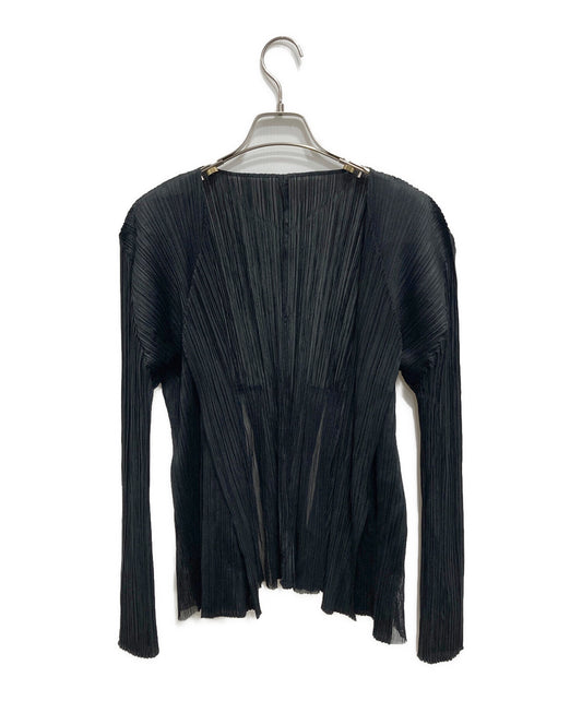 [Pre-owned] PLEATS PLEASE pleated cardigan PP53-J0533