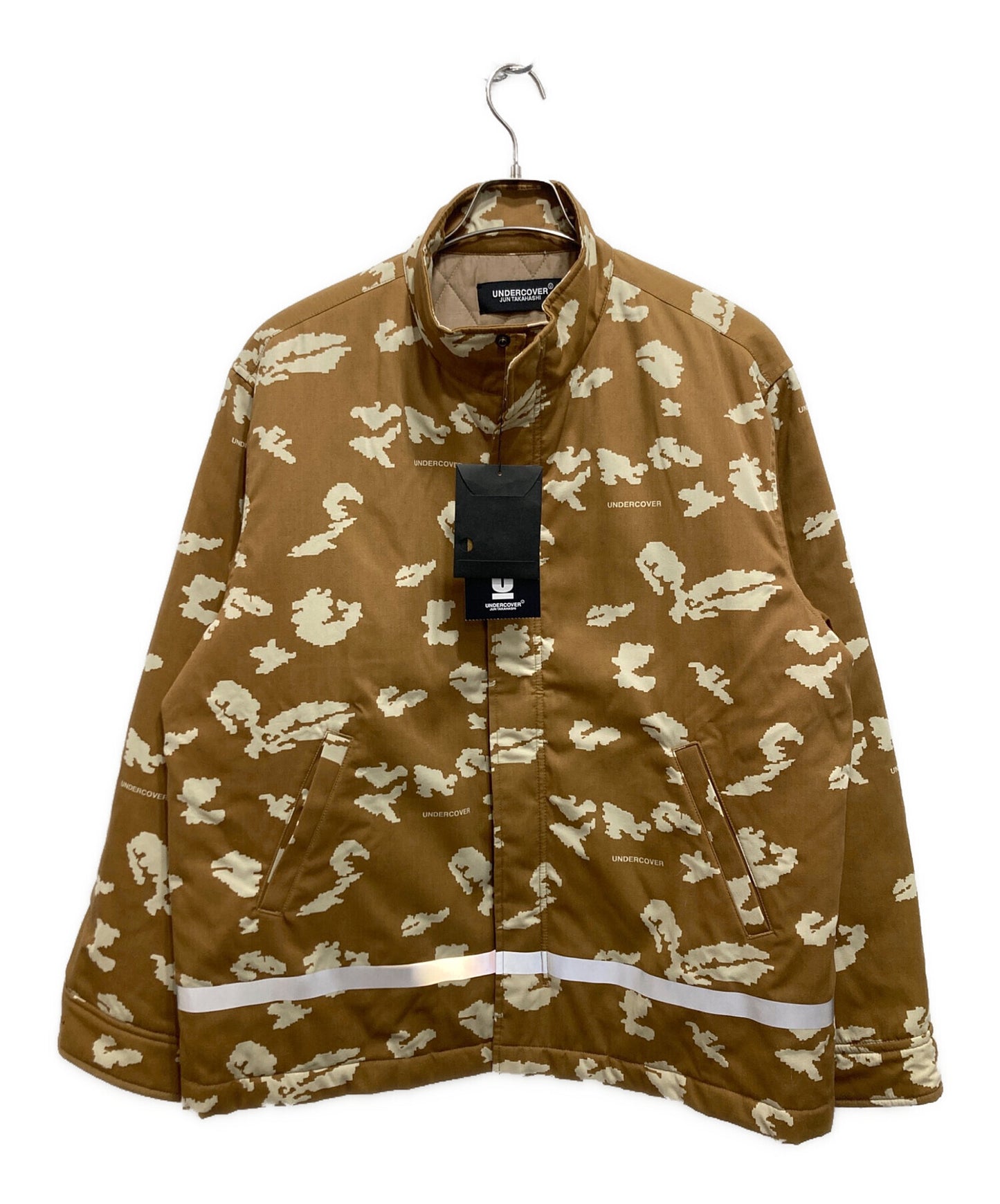 [Pre-owned] UNDERCOVER 22AW Digital Camo Allover Pattern T/C Twill Stand Collar BZ UC2B4202-2