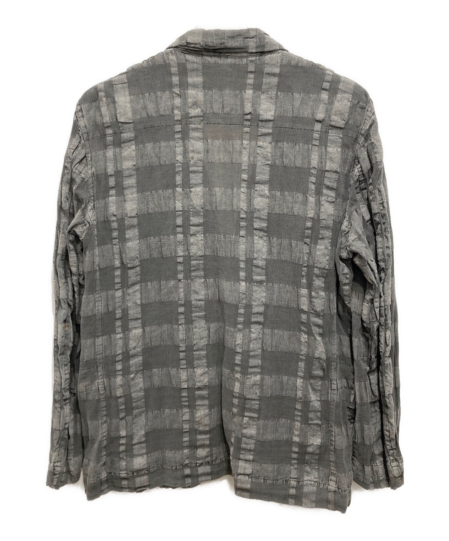 [Pre-owned] ISSEY MIYAKE MEN Wrinkled linen-blend tailored jacket ME71FD085