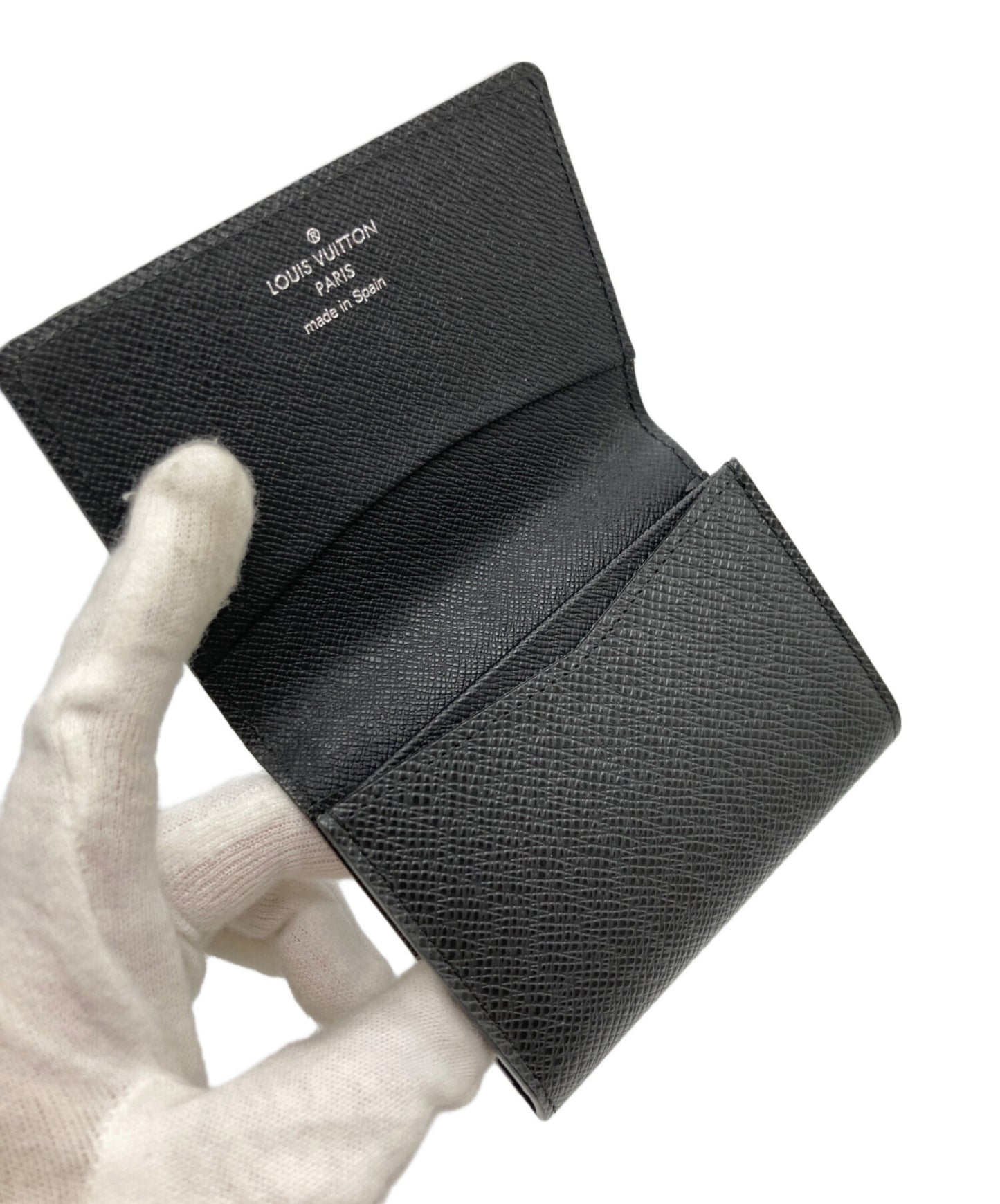 [Pre-owned] LOUIS VUITTON Card case / Anvelopp Carte de Visite Ardoise M30922