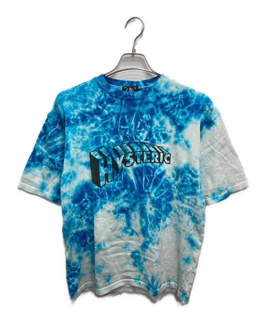 [Pre-owned] Hysteric Glamour Crew Neck Tie Dye T-Shirt 02192NS02