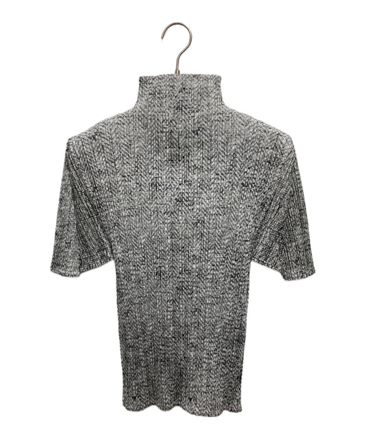 [Pre-owned] PLEATS PLEASE Marble Pattern Short-Sleeved Pleated Cut and Sewn PP12-JK452