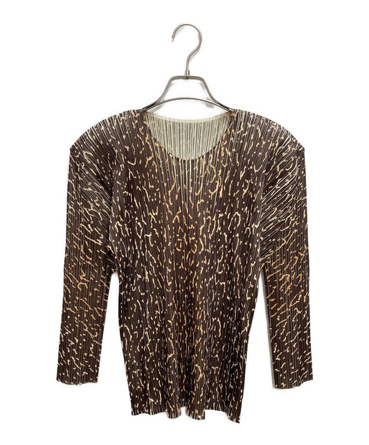 [Pre-owned] PLEATS PLEASE Patterned pleated cut and sewn PP62-JK529