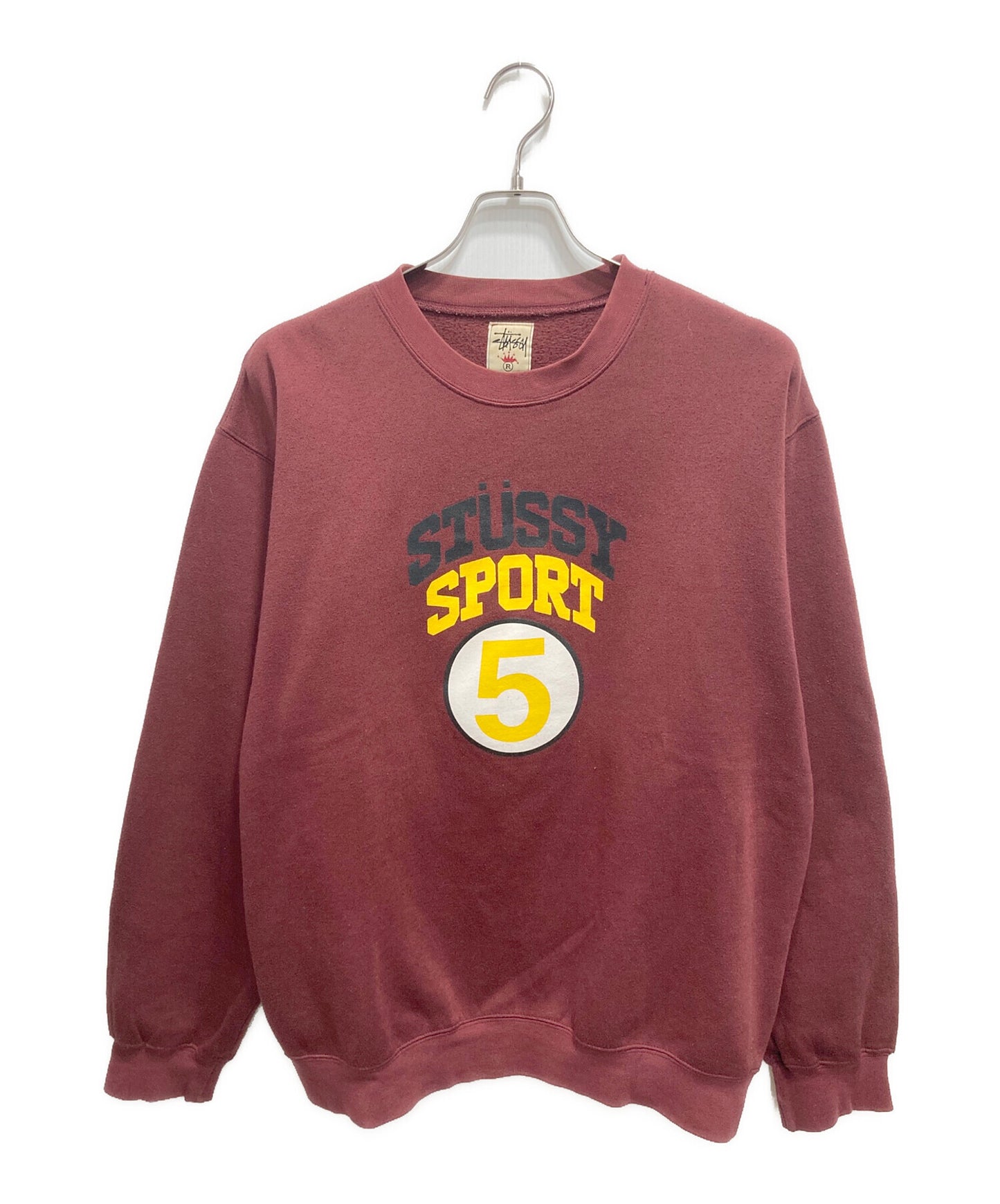 [Pre-owned] stussy Sports Crew College Sweatshirt