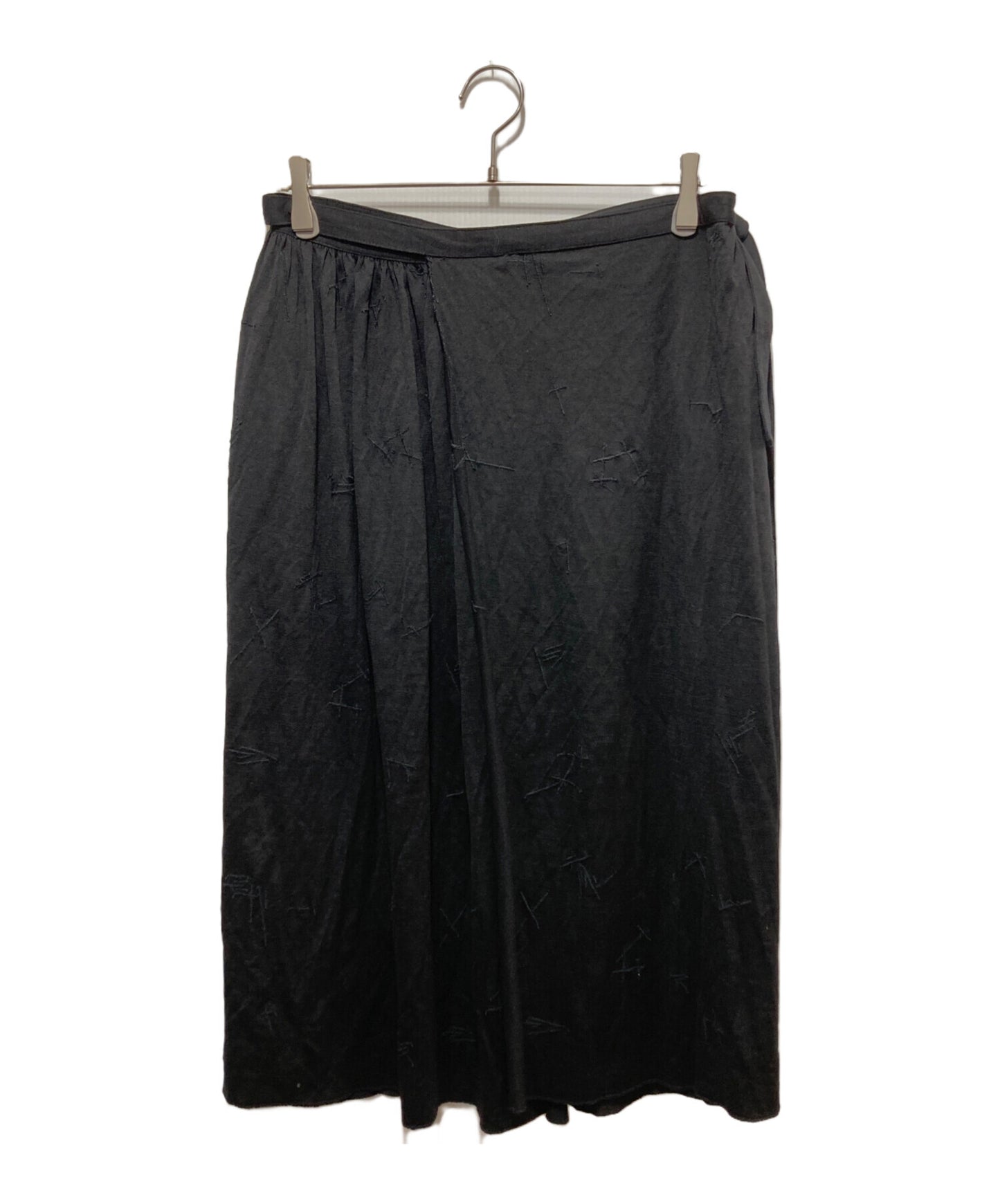 [Pre-owned] tricot COMME des GARCONS 80s Archive Embroidered Wrap Skirt TT-080510