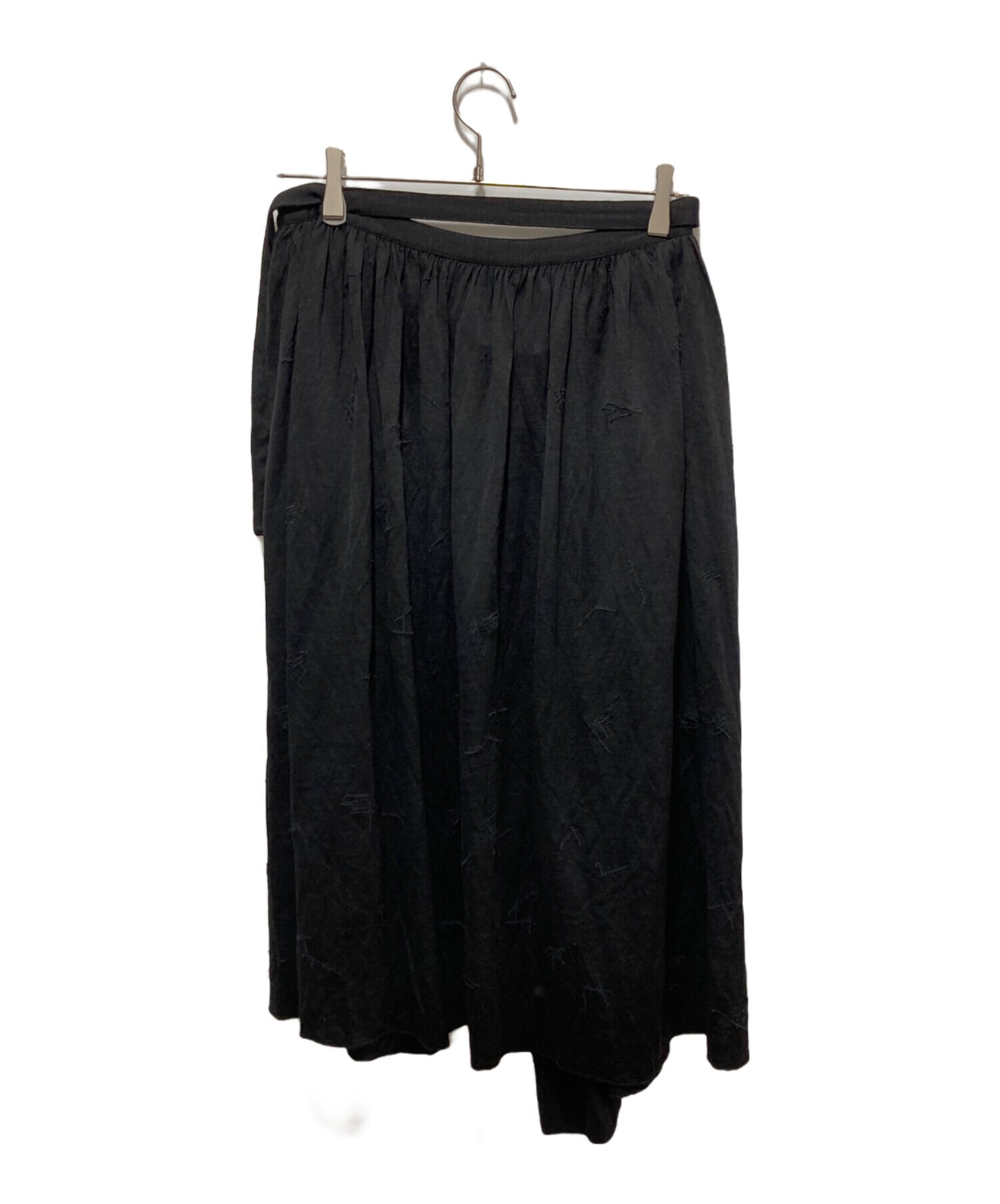 [Pre-owned] tricot COMME des GARCONS 80s Archive Embroidered Wrap Skirt TT-080510