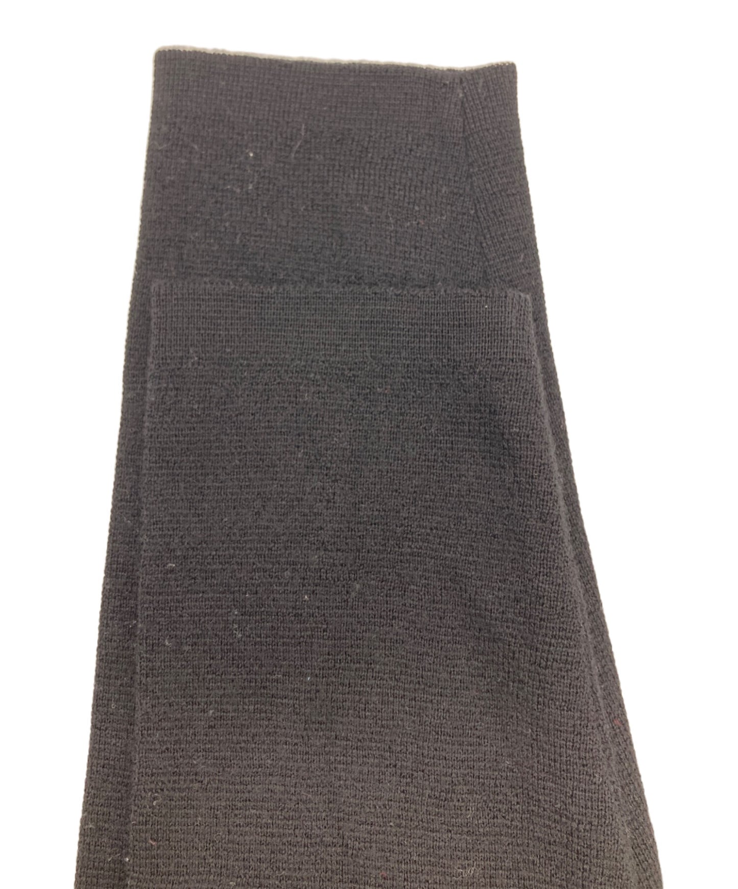 [Pre-owned] ISSEY MIYAKE 80s brush tag wool tucked high neck knit L163216