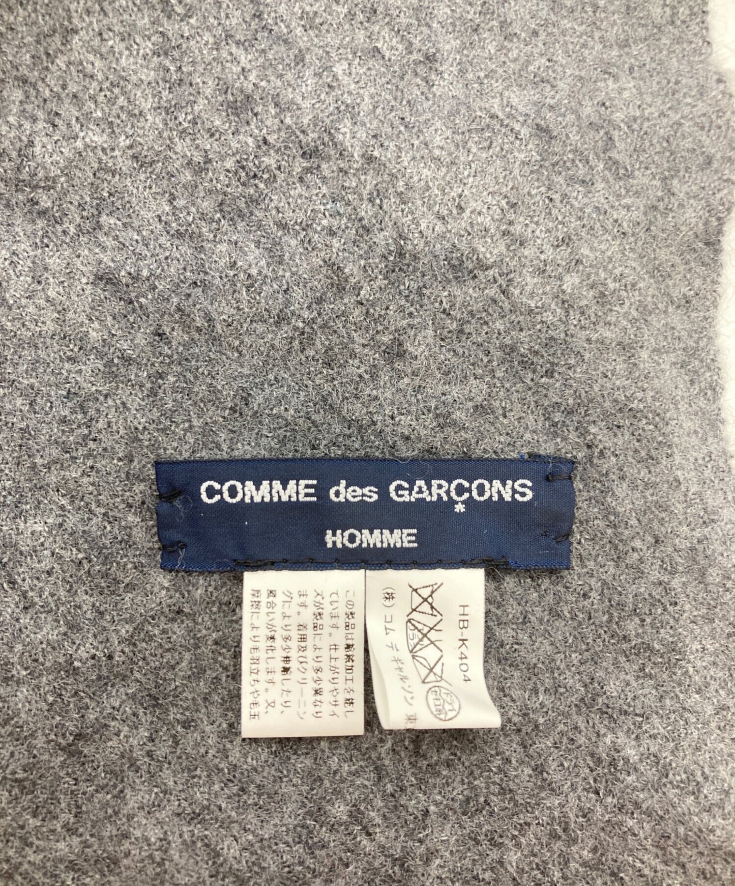 [Pre-owned] COMME des GARCONS HOMME shrunken muffler HB-K04