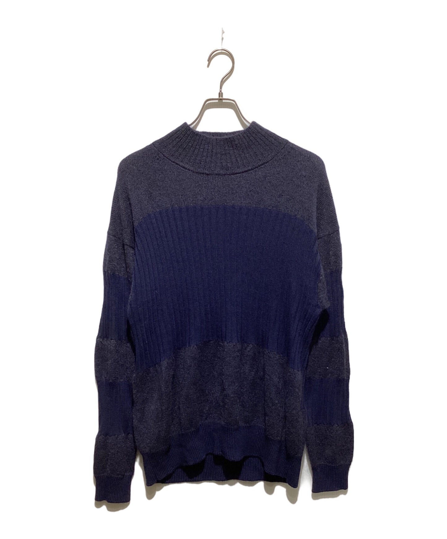 [Pre-owned] ISSEY MIYAKE MEN Mohair-blend high neck design knit ME83KN136