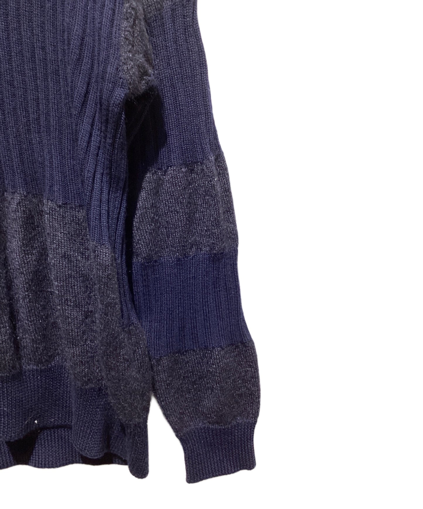 [Pre-owned] ISSEY MIYAKE MEN Mohair-blend high neck design knit ME83KN136