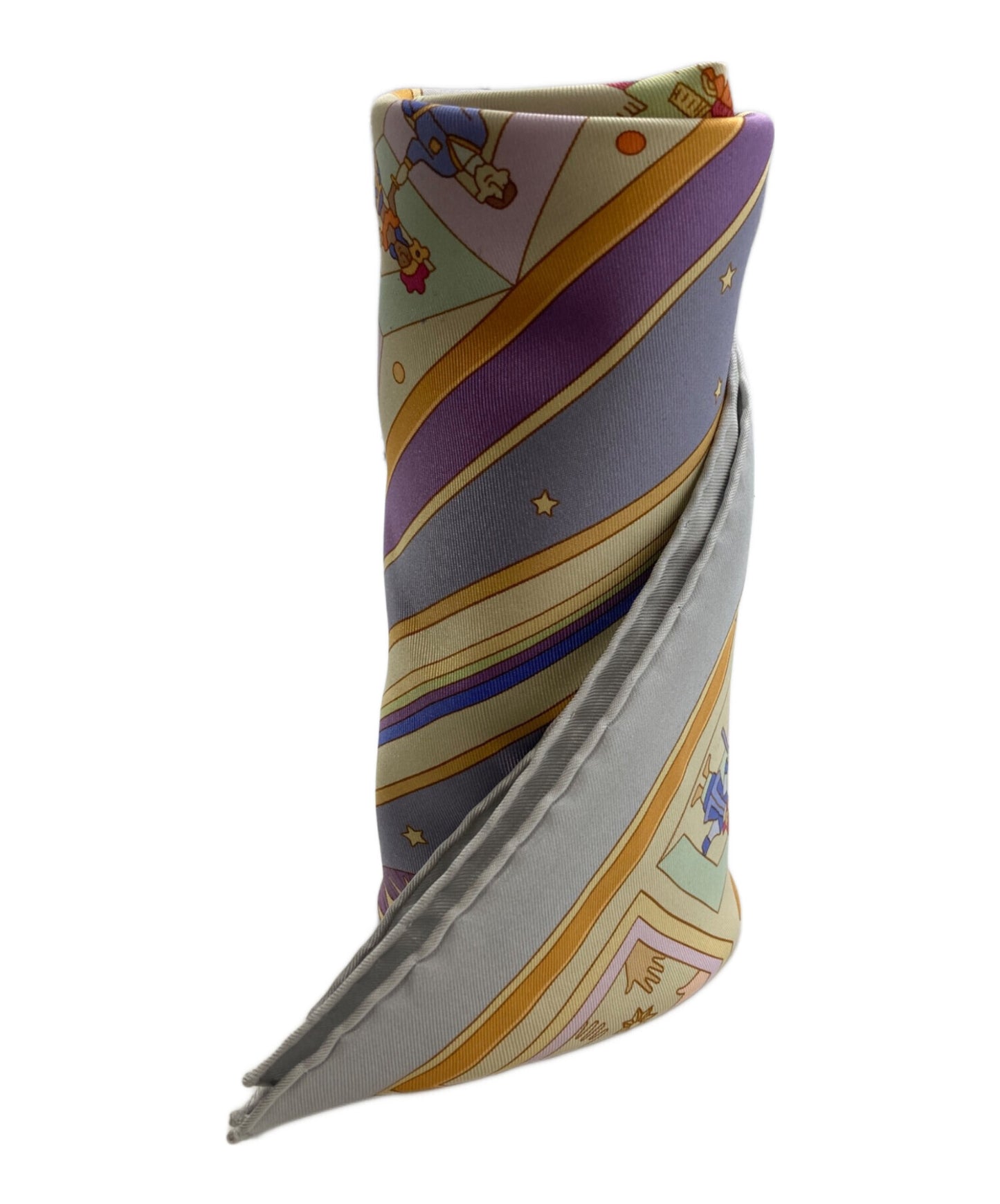 [Pre-owned] HERMES DONNER LA MAIN/Silk Scarf (Reaching Out a Hand)