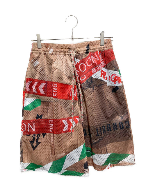 [Pre-owned] Vivienne Westwood RED LABEL CAUTION TAPE MAN LONDON/Layered Shorts 16-12-741014
