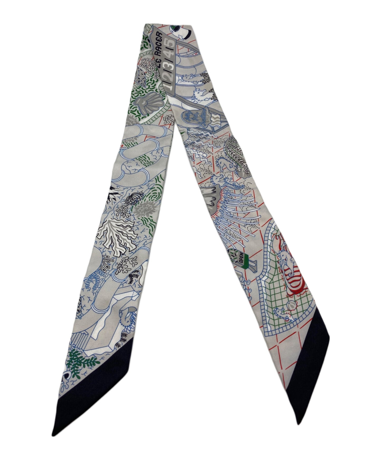 [Pre-owned] HERMES TWILLY splash park in/gris perle