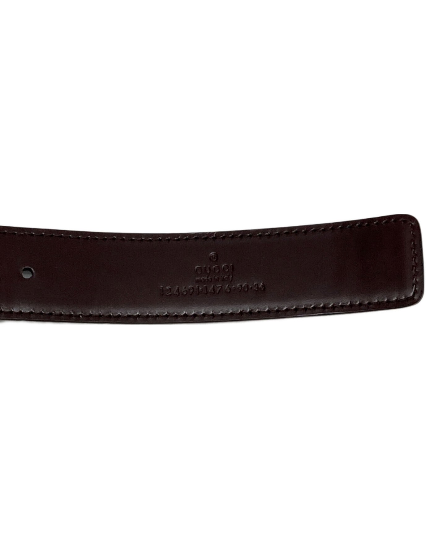 [Pre-owned] GUCCI G buckle belt