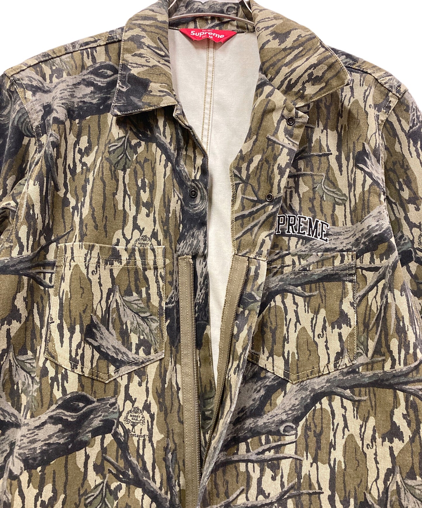 [Pre-owned] SUPREME 18AW Mossy Oak Collaboration Coveralls Camo