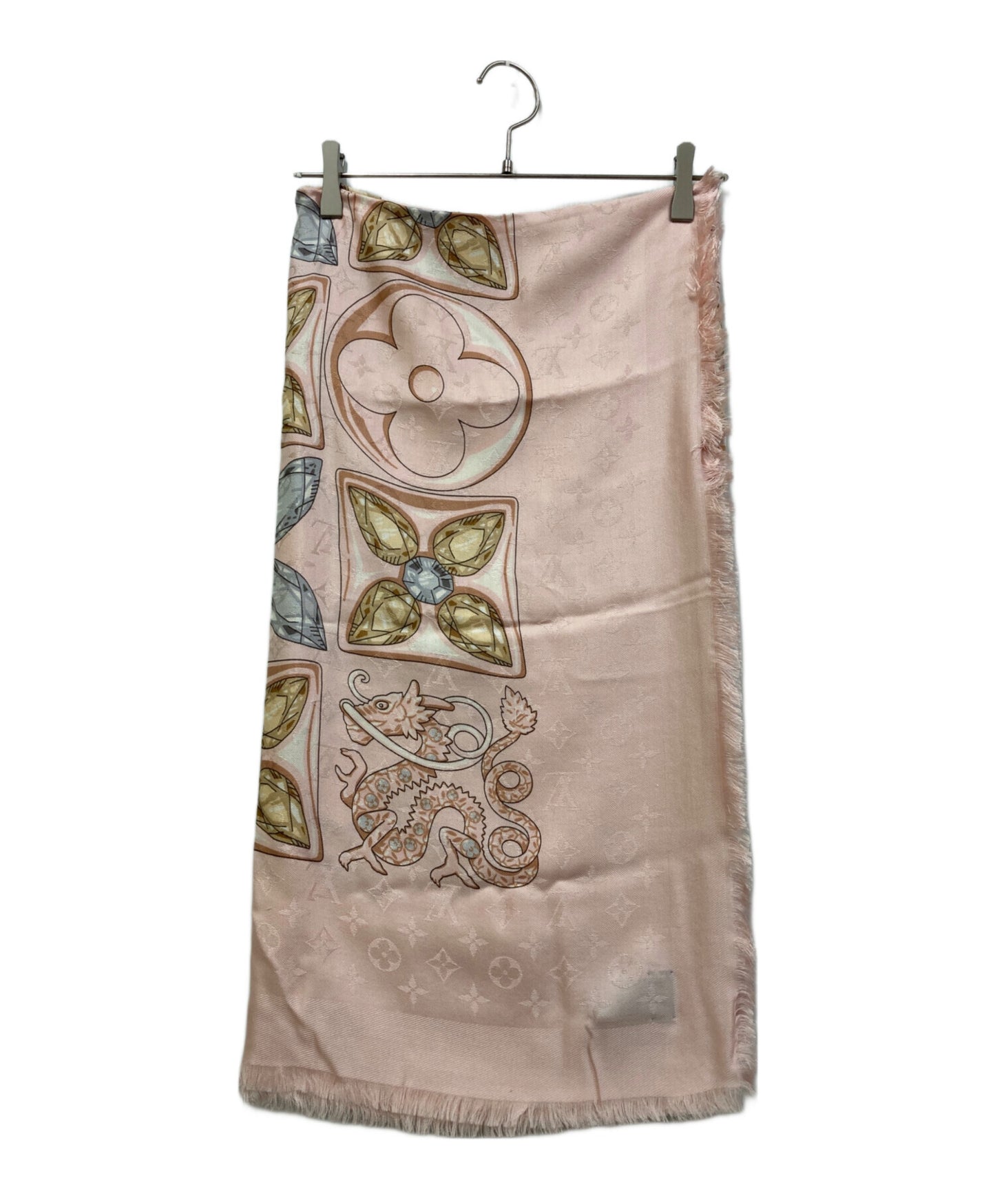 [Pre-owned] LOUIS VUITTON Monogram Flower Precious Dragon Stole M79509