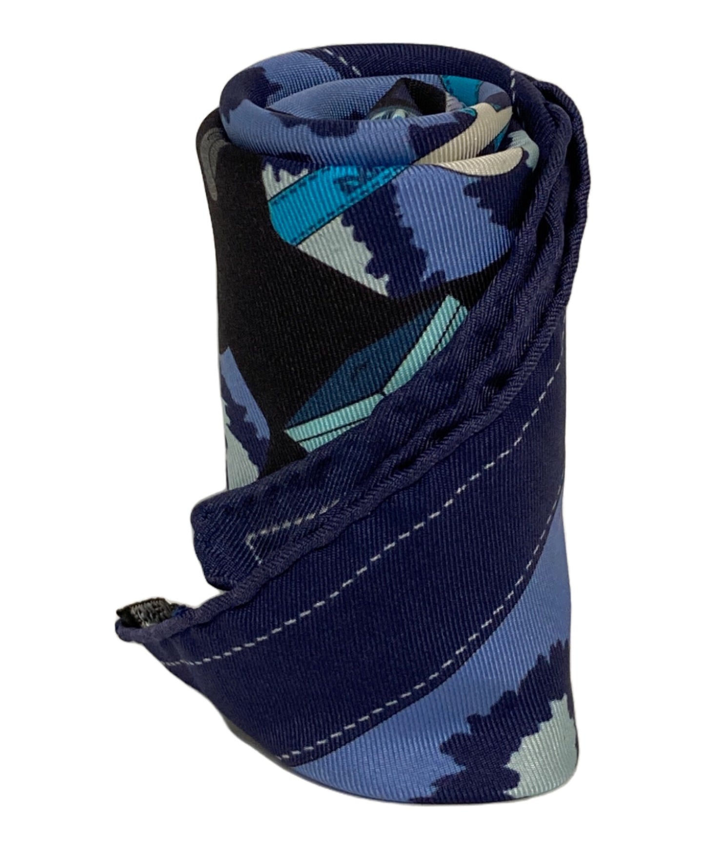 [Pre-owned] HERMES Monsieur & Madameka Pattern / Petit Carré 40 / Silk Scarf
