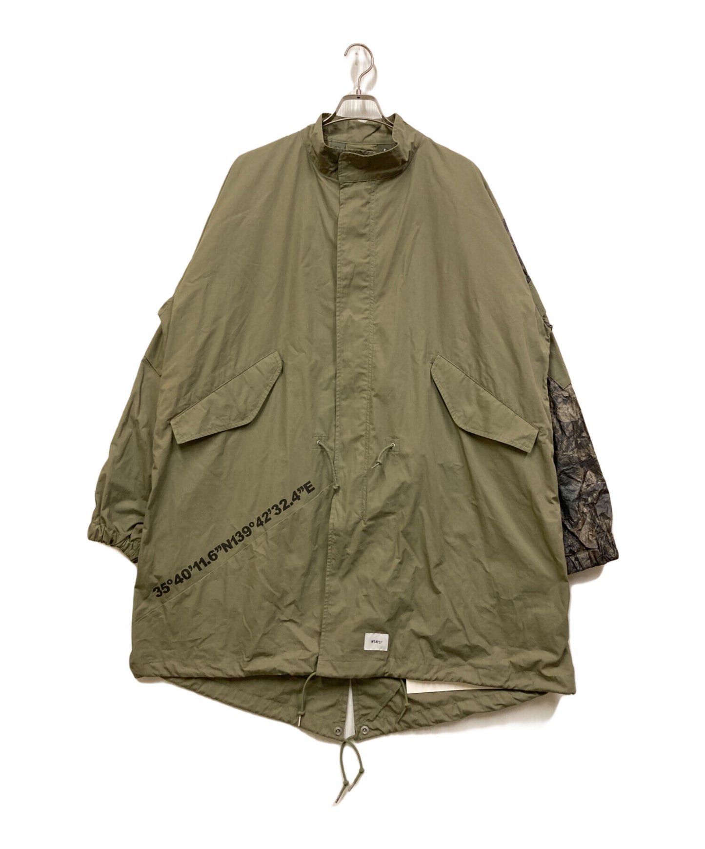 [Pre-owned] WTAPS 20SS W51 JACKET.COTTON WEATHER/Military coat 201wvdt-jkm01