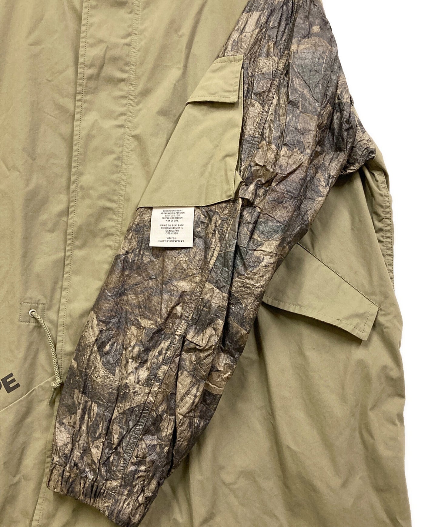 [Pre-owned] WTAPS 20SS W51 JACKET.COTTON WEATHER/Military coat 201wvdt-jkm01