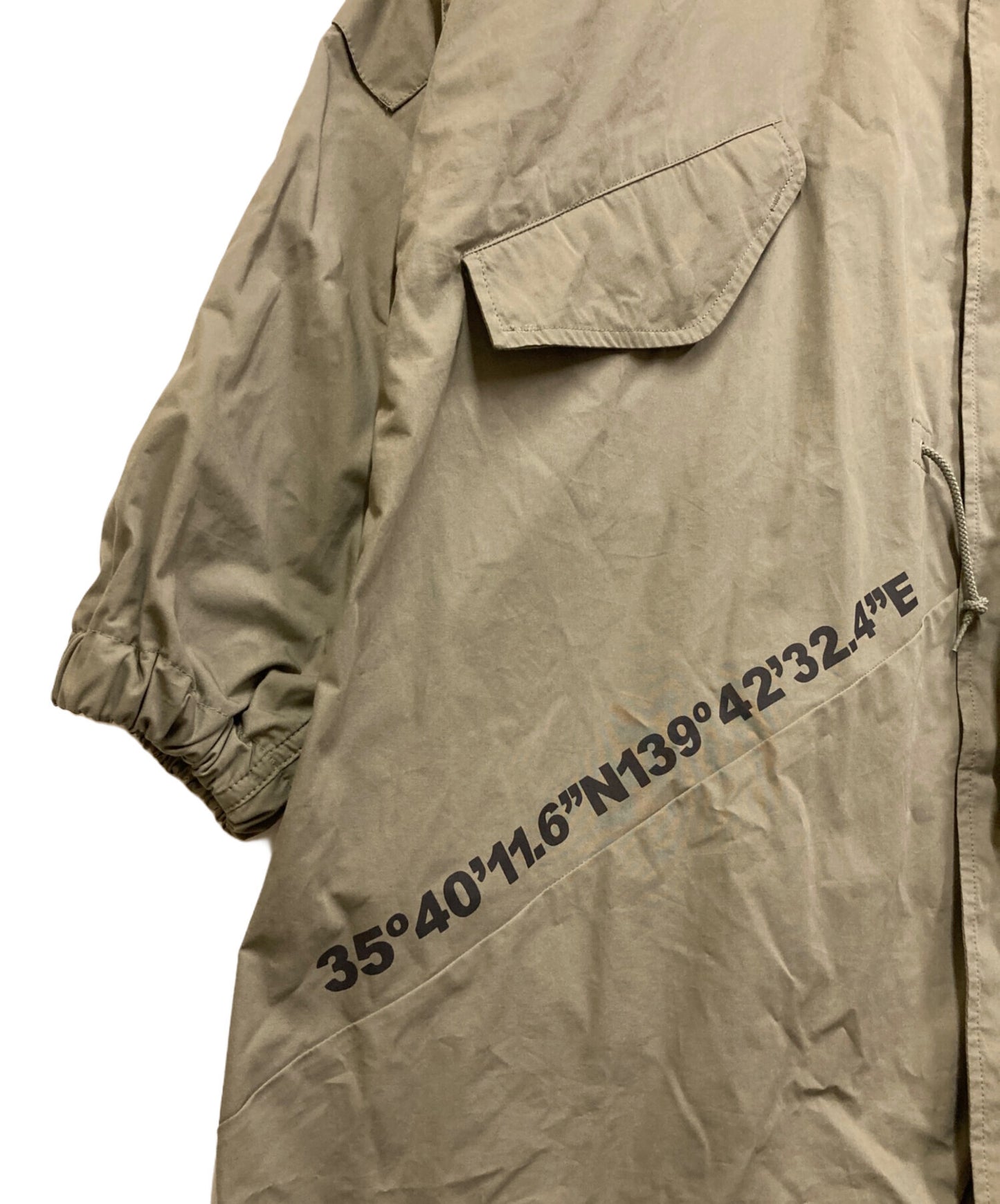 [Pre-owned] WTAPS 20SS W51 JACKET.COTTON WEATHER/Military coat 201wvdt-jkm01