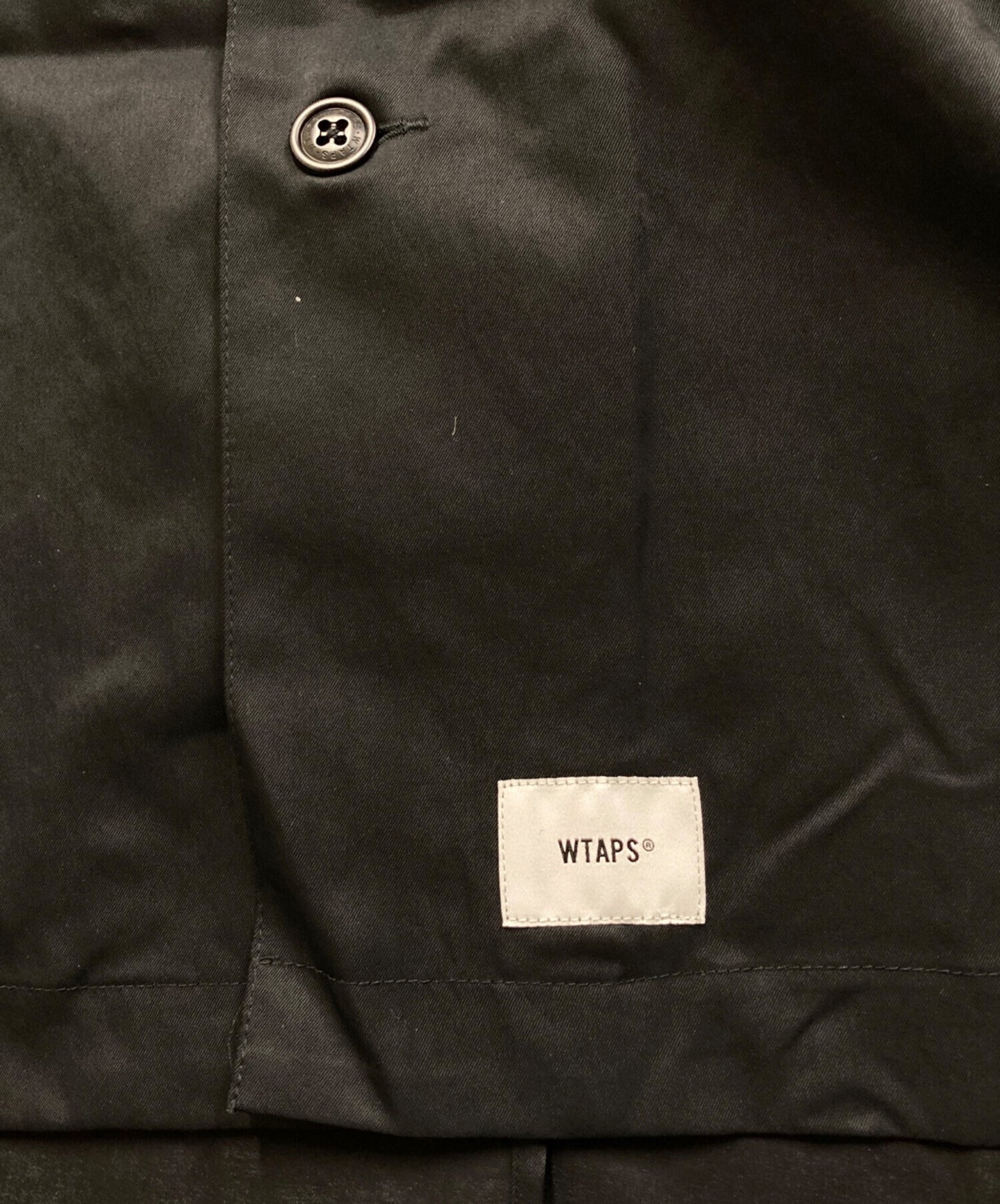 [Pre-owned] WTAPS 20AW DOC/LS/POLY.TWILL/DOC Long Sleeve Shirt 202GWDT-SHM01