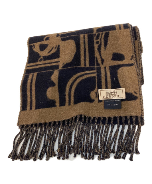 [Pre-owned] HERMES Cashmere Scarf / H Eco Select Verso