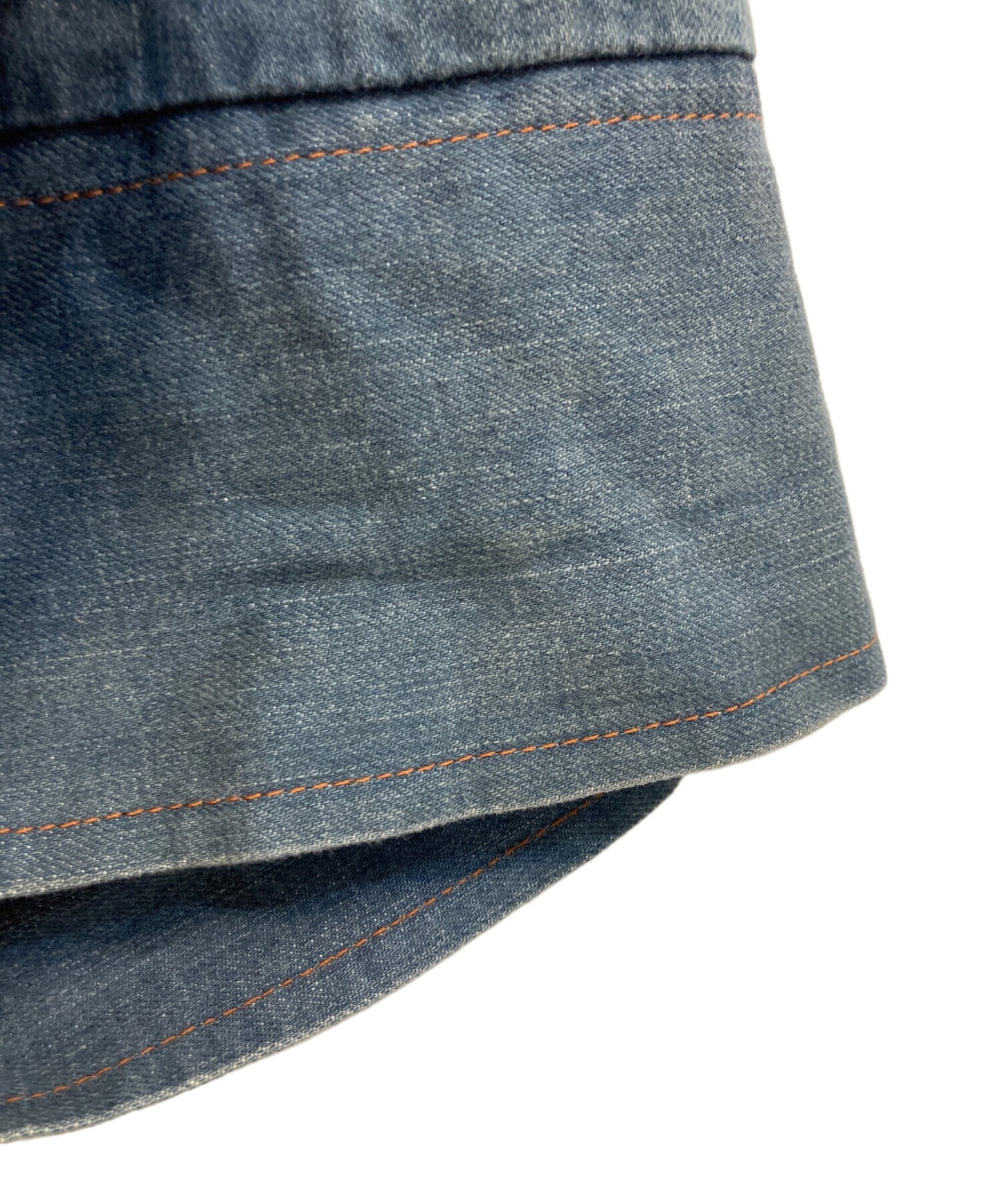 [Pre-owned] Vivienne Westwood RED LABEL Asymmetrical Orb-Embroidered Denim Skirt January 24, 2001