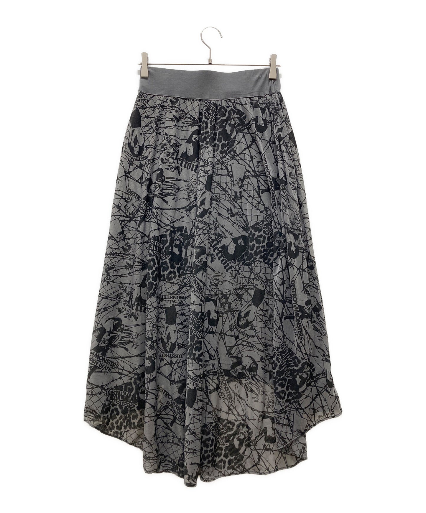 [Pre-owned] Hysteric Glamour all-over long skirt 0131CK01