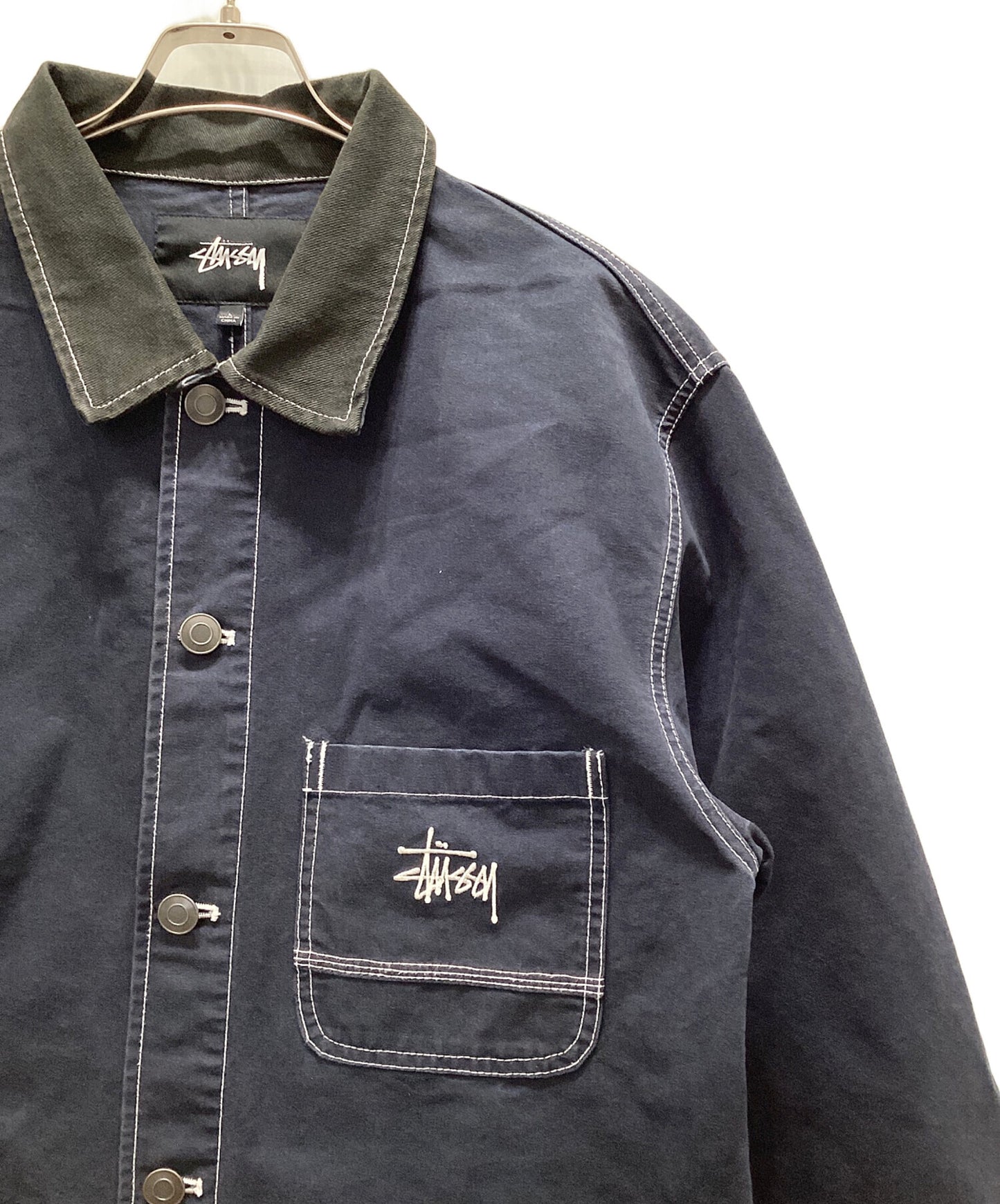[Pre-owned] stussy Brushed Moleskin Chore Jacket