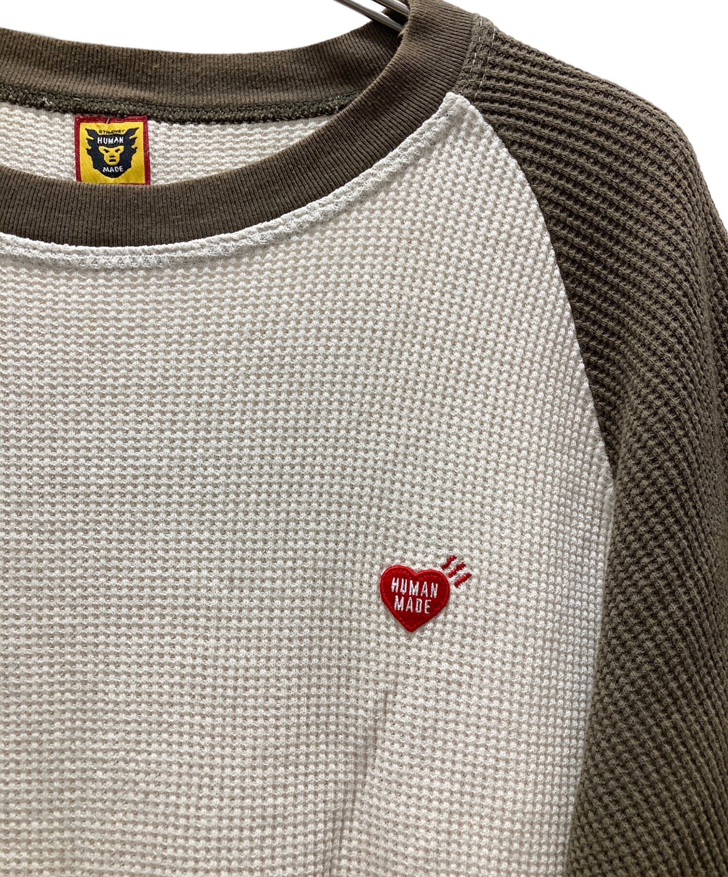 [Pre-owned] HUMAN MADE THERMAL LONG-T Natural heart logo patch