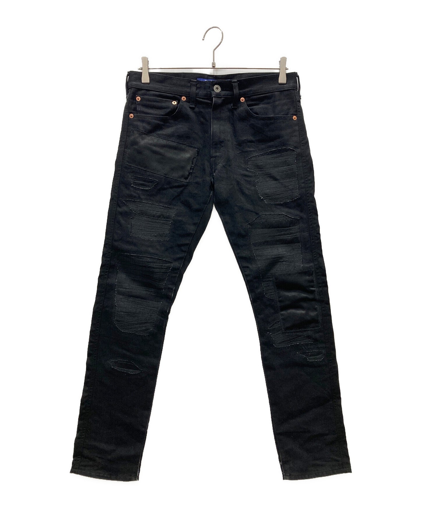 [Pre-owned] COMME des GARCONS JUNYA WATANABE MAN Wooled Skin Paneled Denim Pants WP-P039