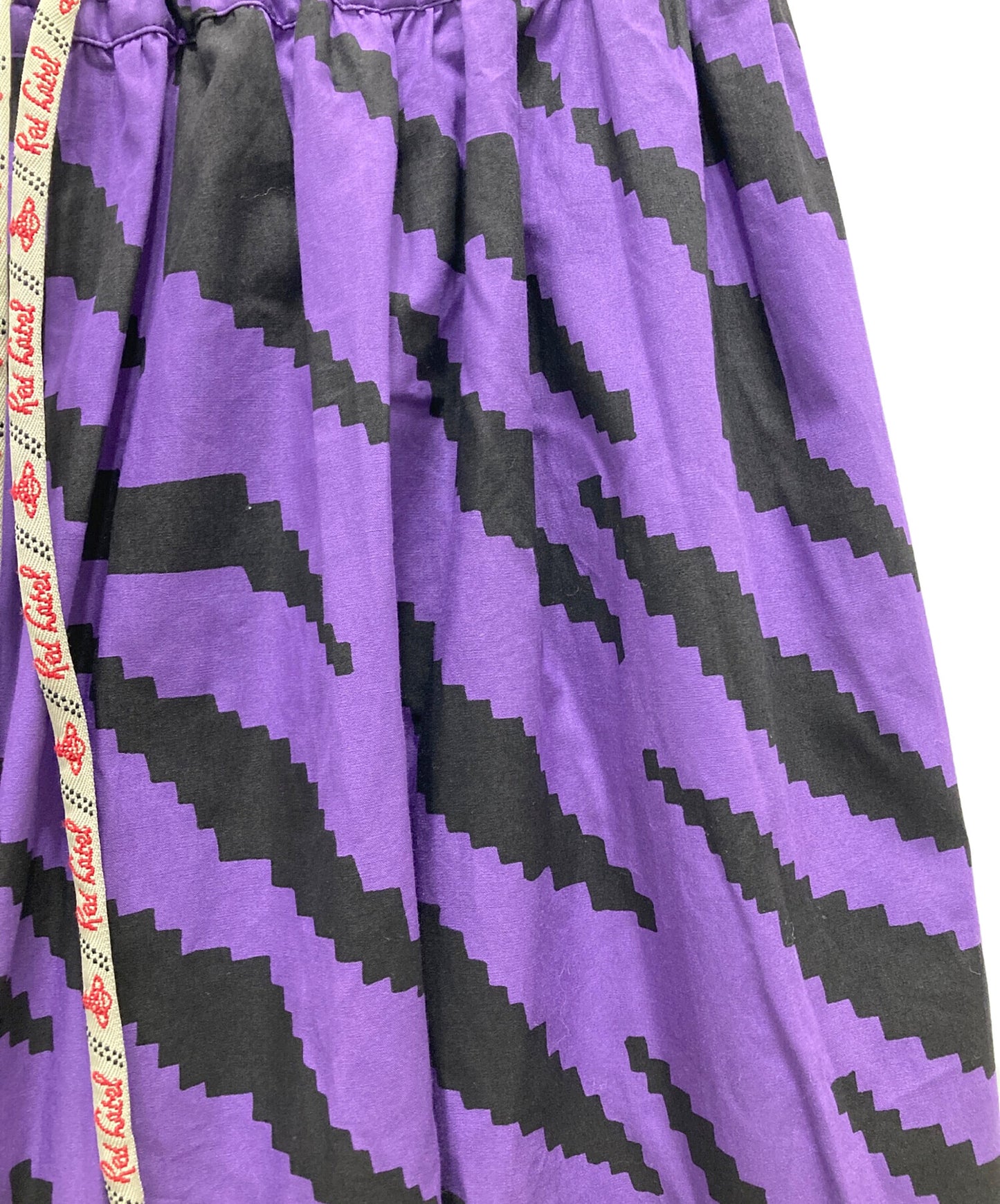 [Pre-owned] Vivienne Westwood RED LABEL Tiger Stripe Print Gathered Wide Cropped Pants 16-12-751022-00