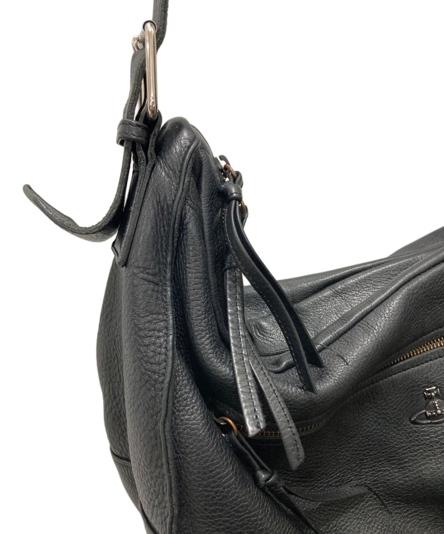 [Pre-owned] Vivienne Westwood Mini orb hardware leather shoulder bag