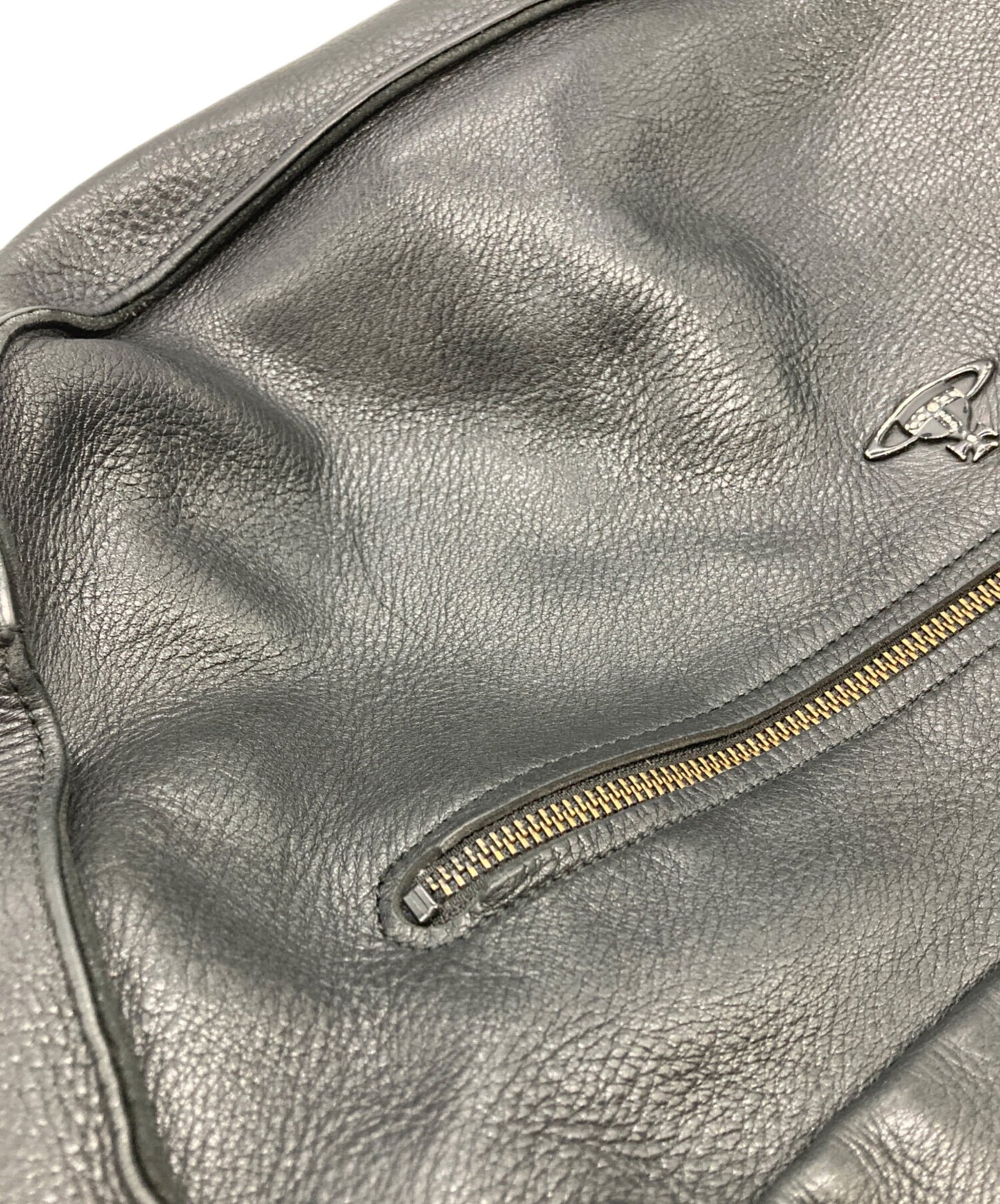 [Pre-owned] Vivienne Westwood Mini orb hardware leather shoulder bag