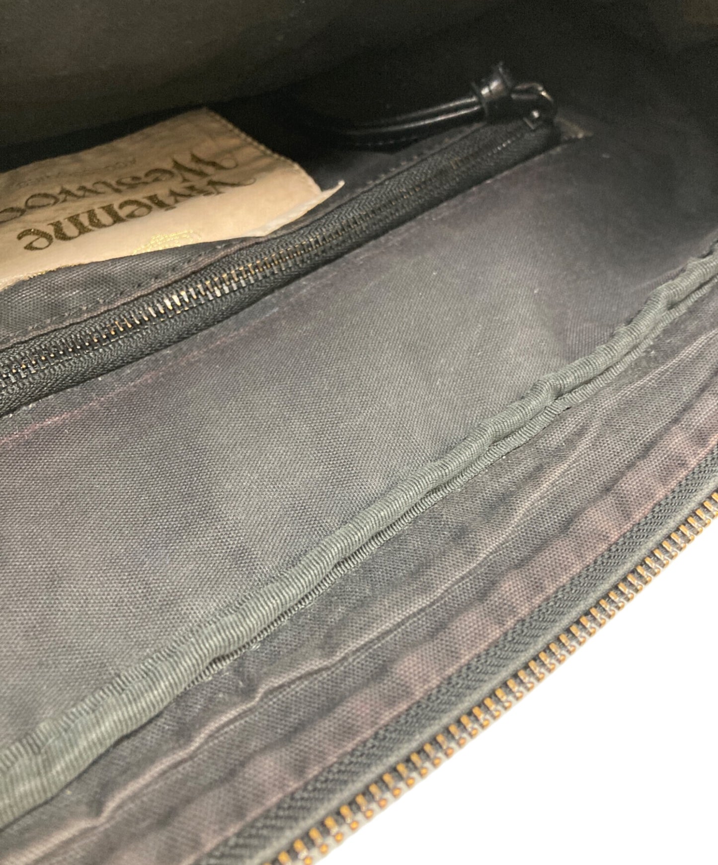 [Pre-owned] Vivienne Westwood Mini orb hardware leather shoulder bag