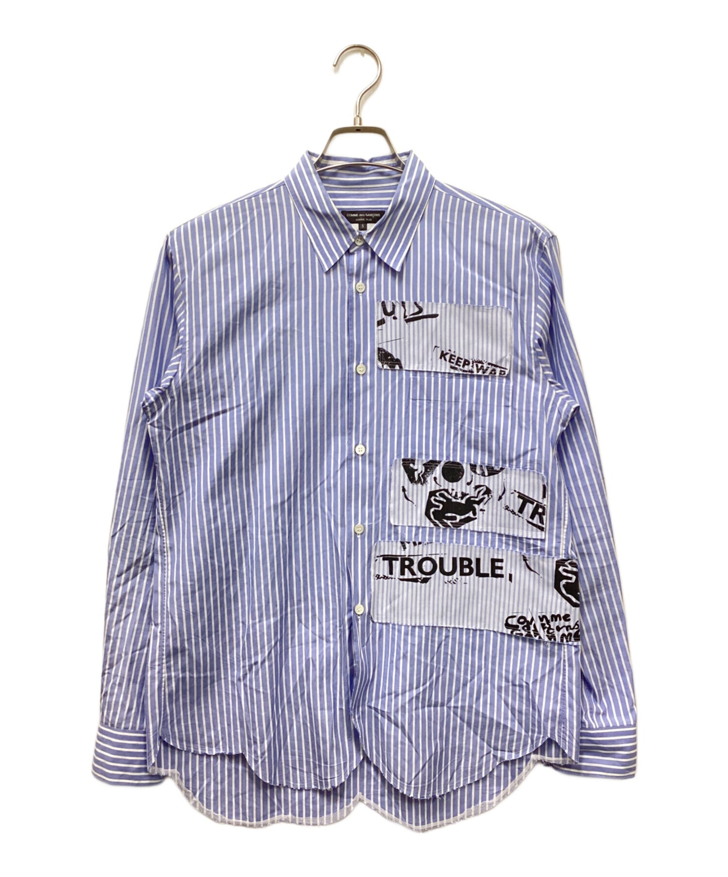 [Pre-owned] COMME des GARCONS HOMME PLUS Striped shirts Long sleeve shirts PB-B031 2008