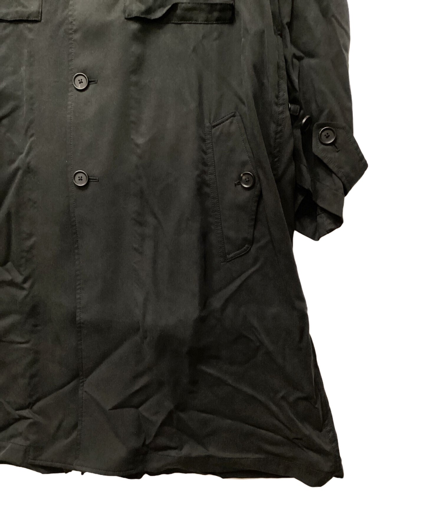 [Pre-owned] s'yte BIO-WASH LYOCELL TWILL OVERSIZE MILITARY COAT UI-C02-204