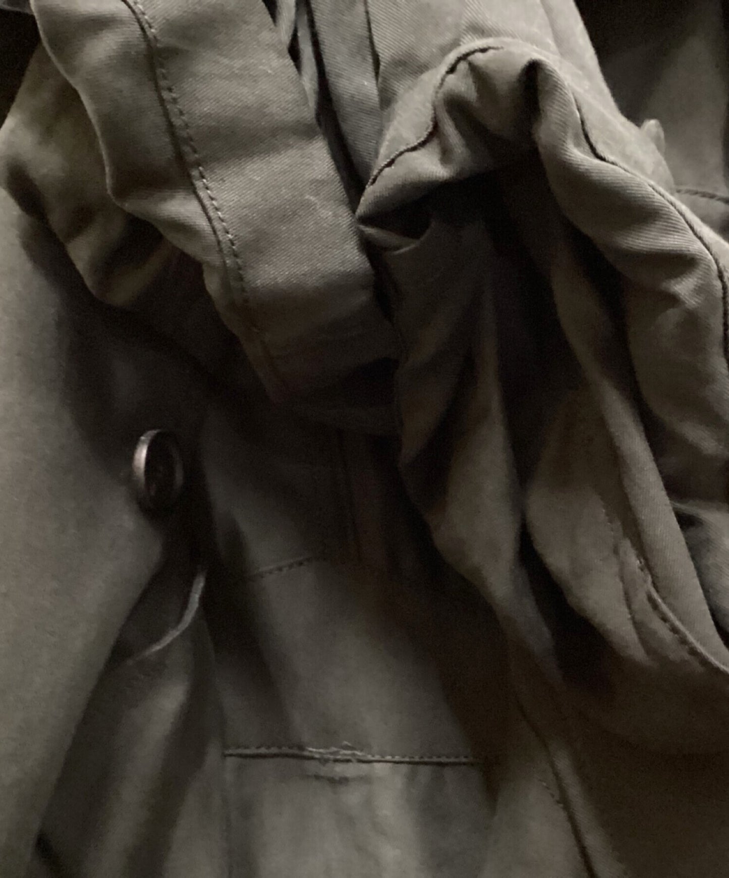 [Pre-owned] s'yte BIO-WASH LYOCELL TWILL OVERSIZE MILITARY COAT UI-C02-204