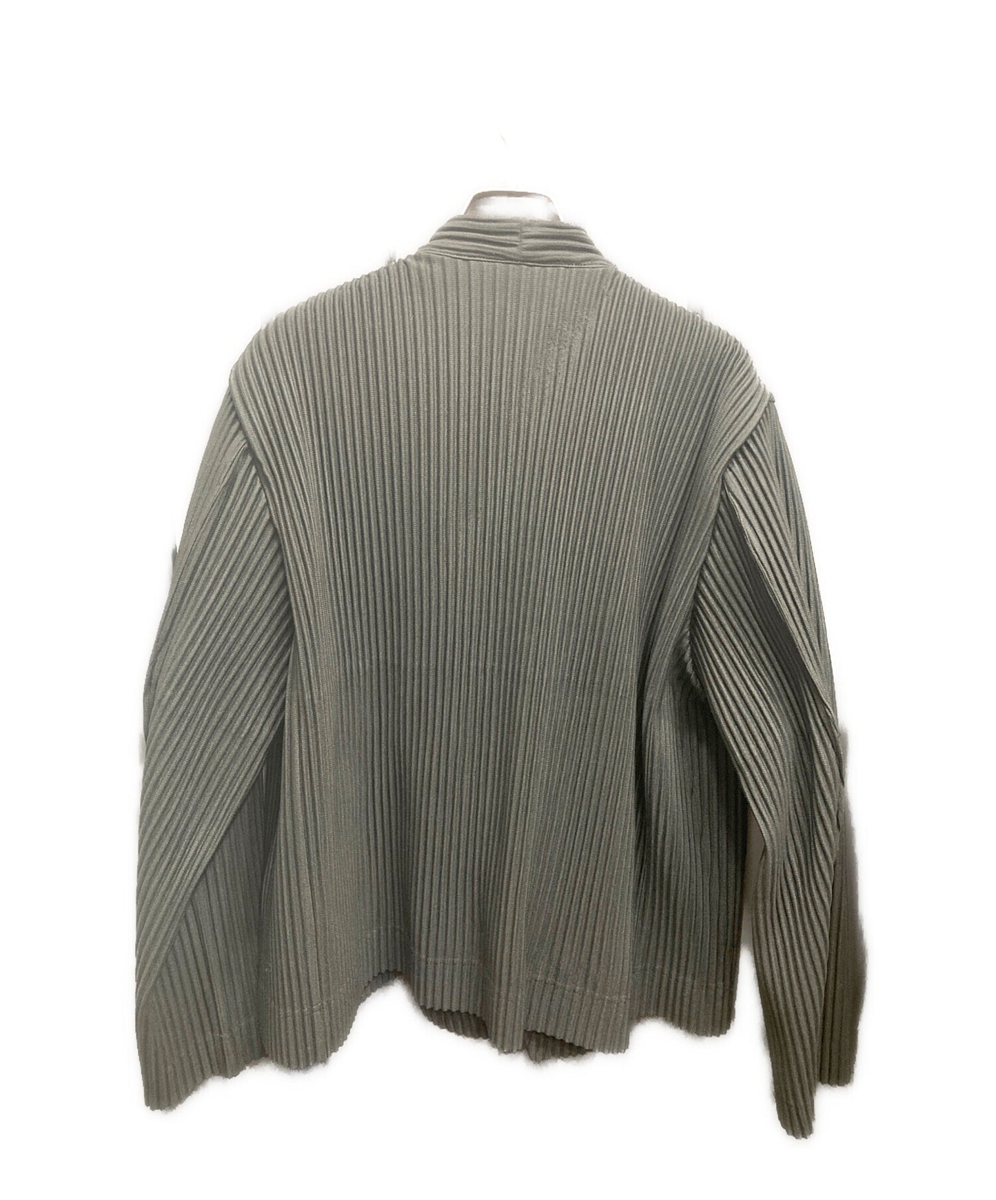 [Pre-owned] HOMME PLISSE ISSEY MIYAKE collarless pleated jacket HP21JD170
