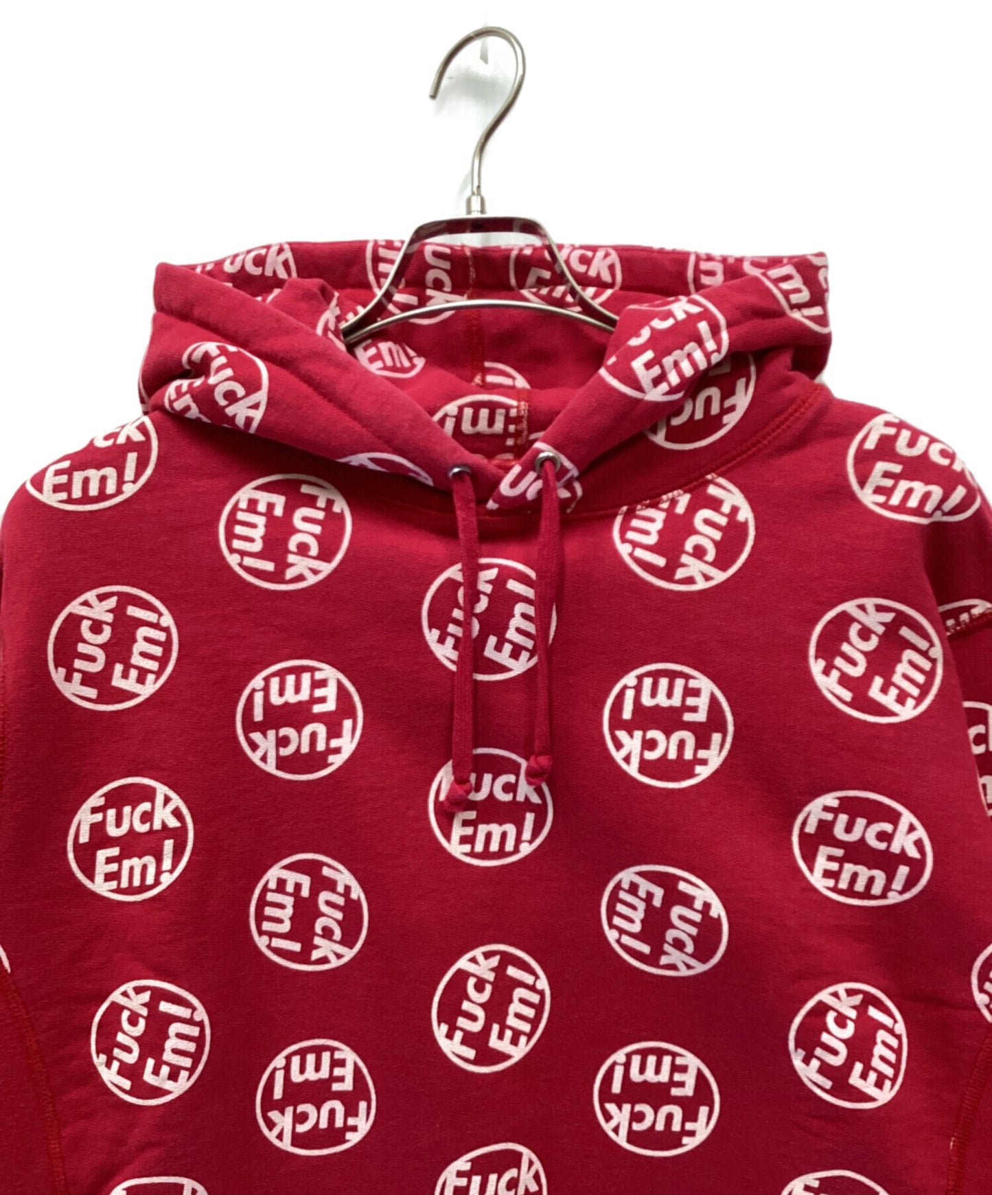 [Pre-owned] SUPREME fuck em pullover sweatshirt hoodie