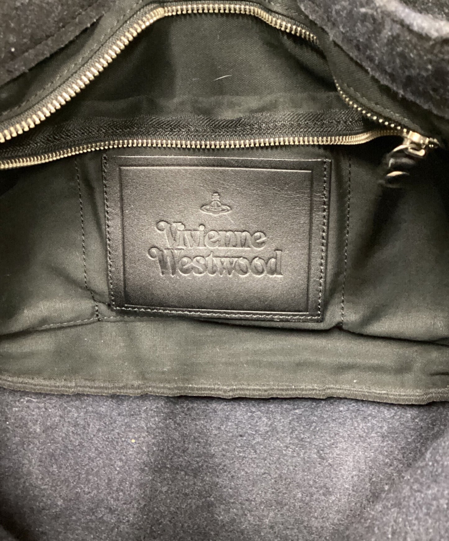 [Pre-owned] Vivienne Westwood Greek Eye Felt Shoulder Bag