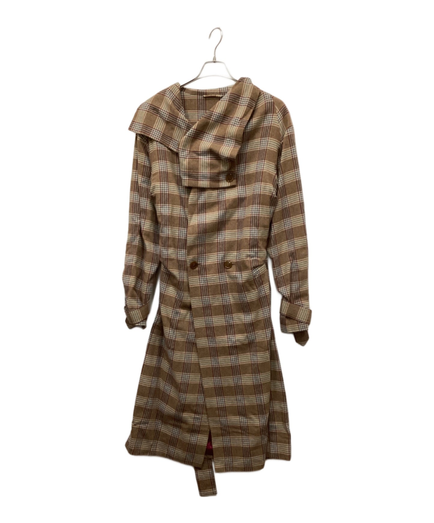 [Pre-owned] Vivienne Westwood man Check Arrival Coat VW-W1-83812