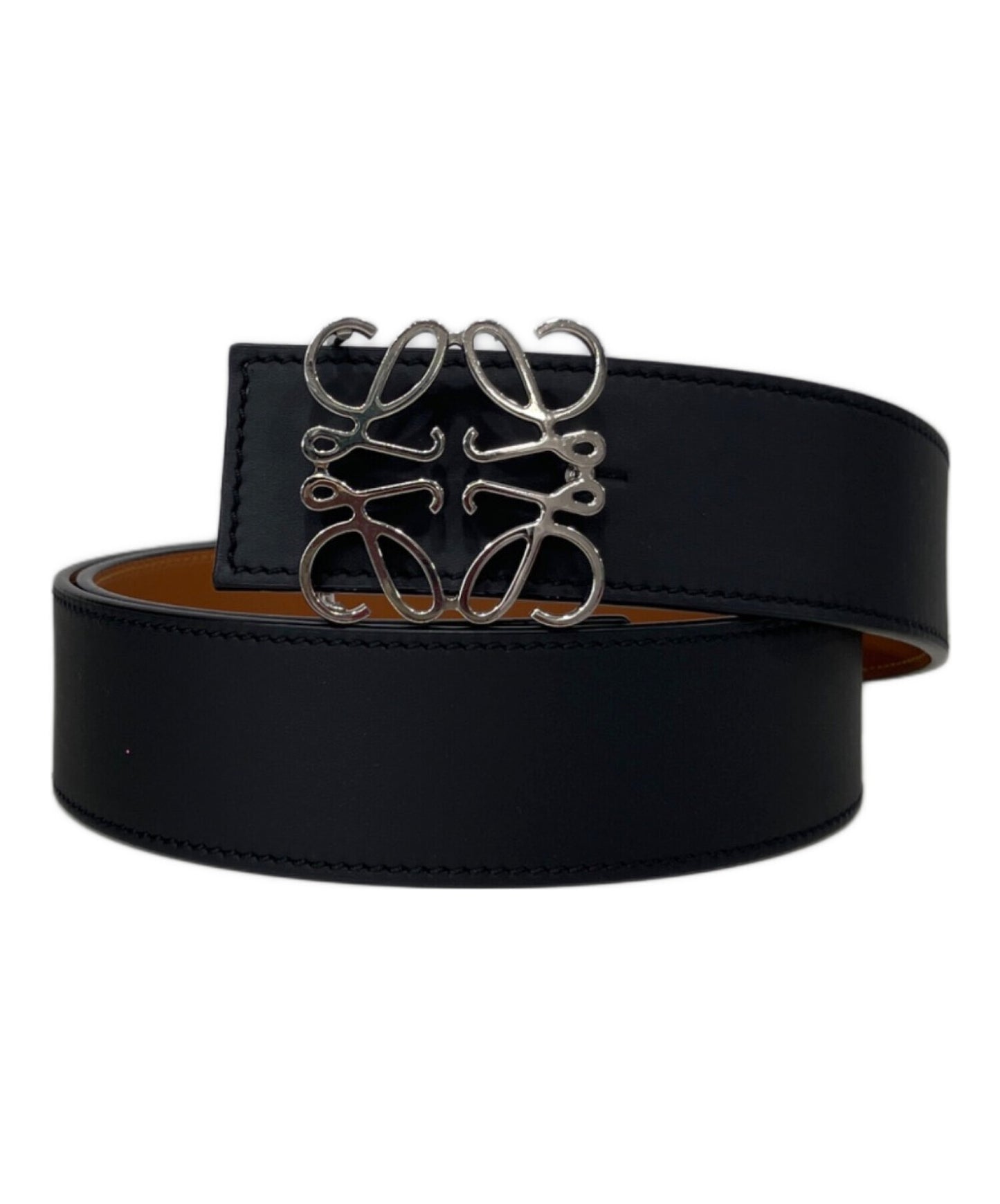 [Pre-owned] LOEWE Reversible anagram belt