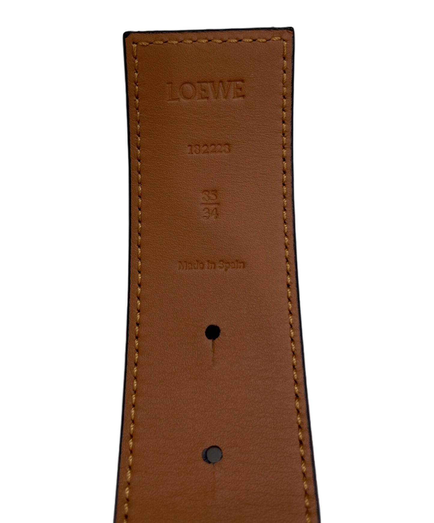 [Pre-owned] LOEWE Reversible anagram belt