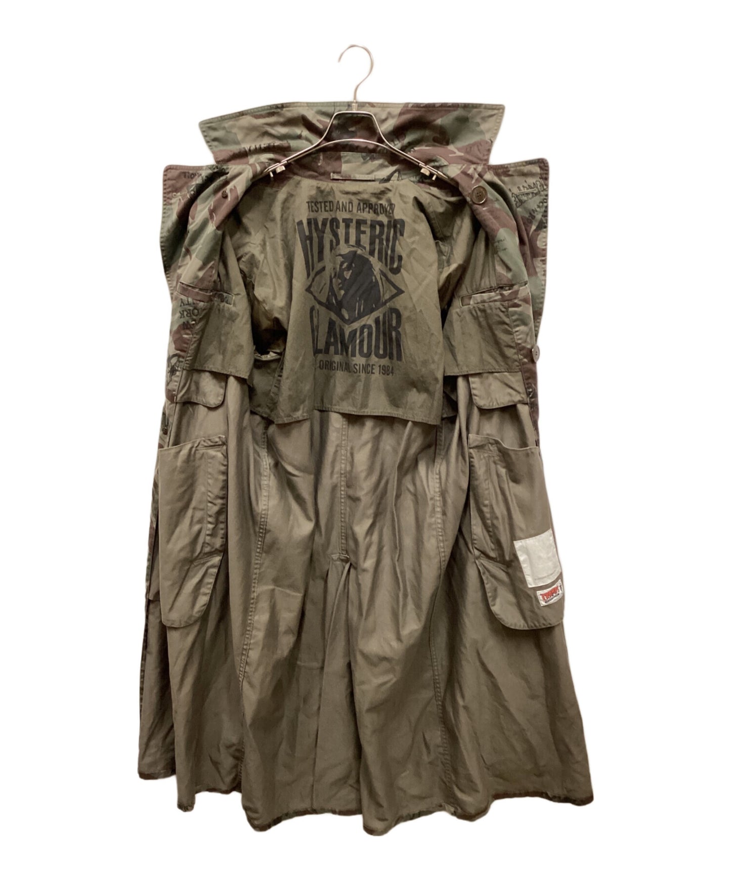 [Pre-owned] Hysteric Glamour Camouflage trench coat 0263AC06