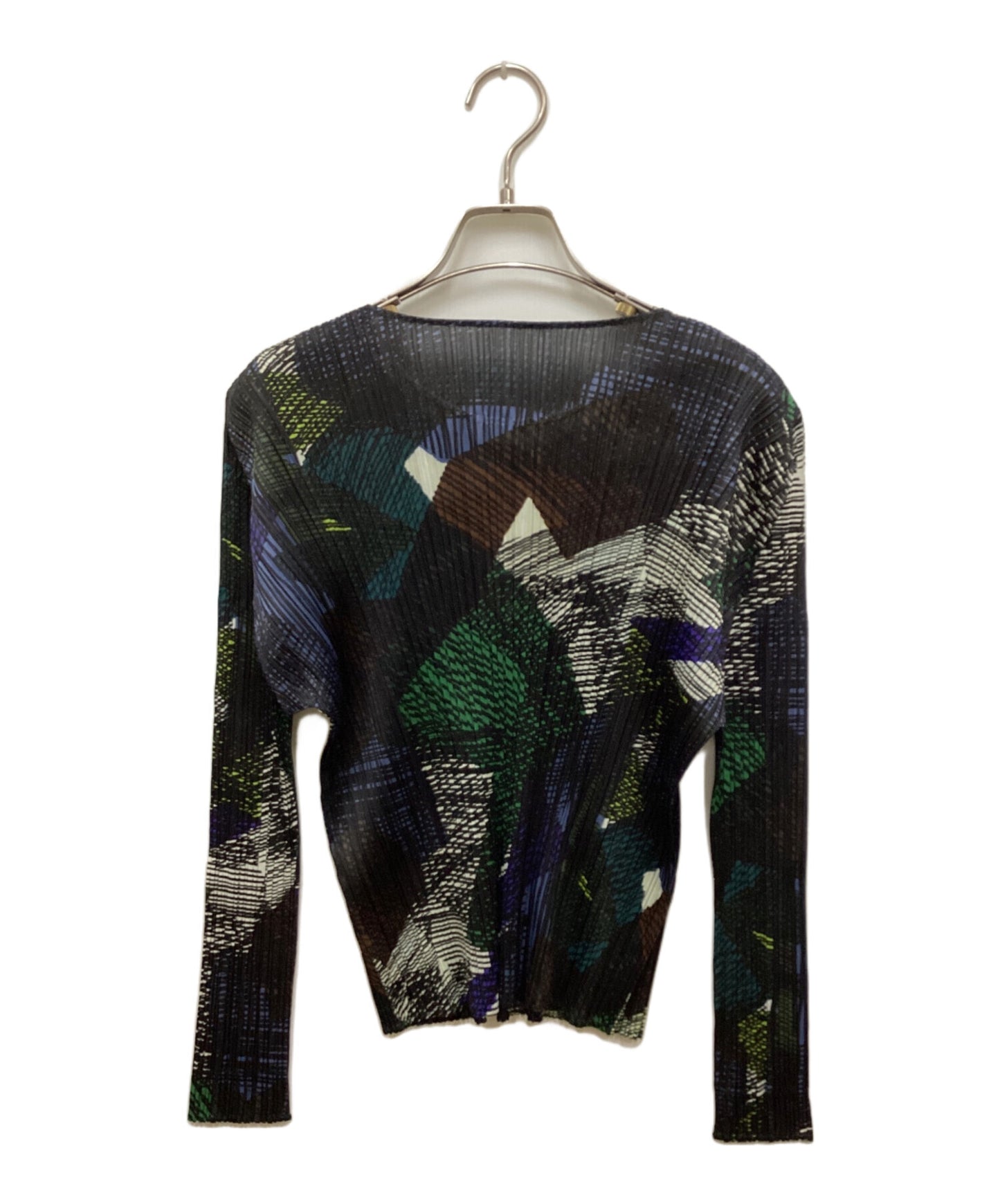 [Pre-owned] PLEATS PLEASE Pleated cut-and-sew with all-over pattern / SOUGALA PP03-JK671